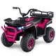 preview thumbnail 7 of 6, 24V Kids ATV 4 Wheeler Quad Electric Vehicle with LED Lights Pink