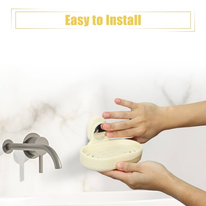 Soap Holder Soap Dish Soap Box for Shower Wall for Bathroom Kitchen