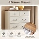 preview thumbnail 20 of 23, Vintage 6 Drawers Wood Dresser Chests, Rustic Dressers Chset Organizer