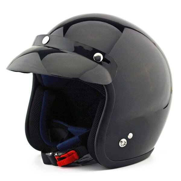 Motorcycle Motor Bike Scooter Safety Helmet NM-207 - Antique Black - M