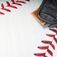 preview thumbnail 2 of 8, Nourison Imagination Indoor only White Graphic Area Rug - 5' Round