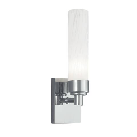 Alex Vanity Sconce with Splashed Opal Glass