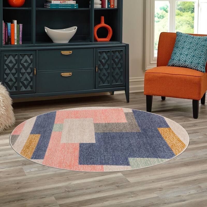 Contemporary Heloise Collection Area Rug