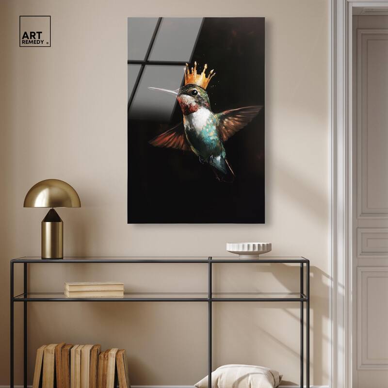 Royal Bird II Acrylic by Art Remedy, Ready to Hang