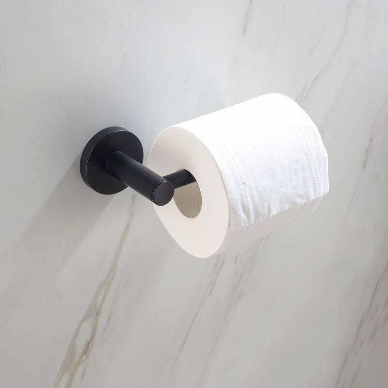 Circular 4-Piece Bathroom Hardware Set