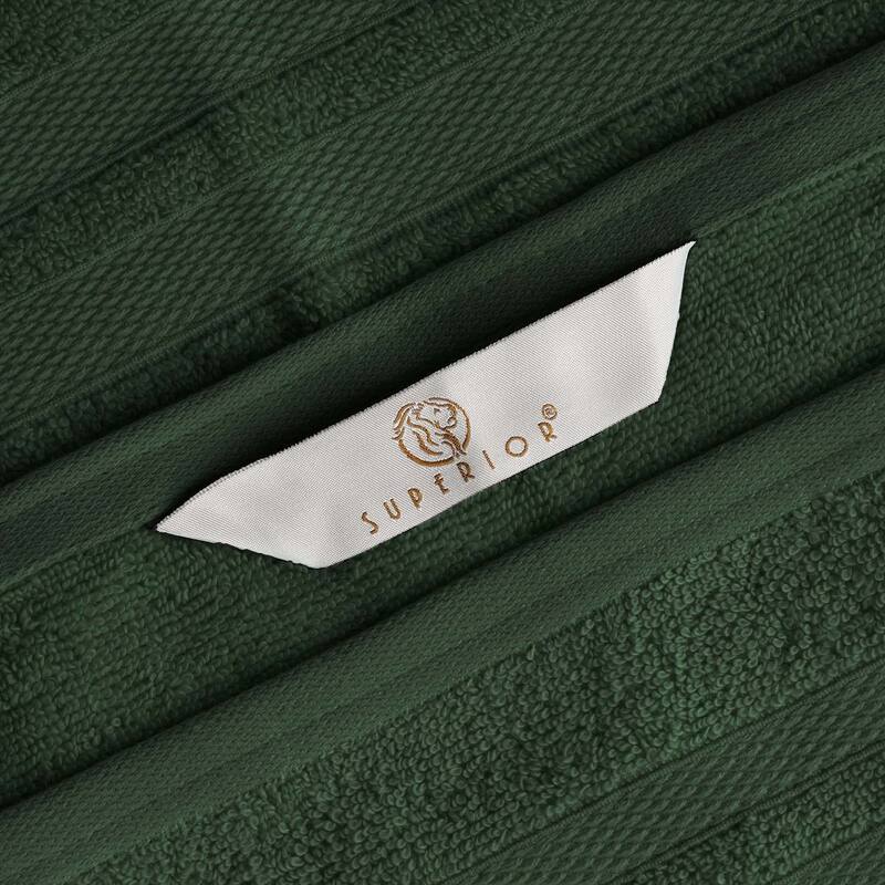 Superior Ultra-Soft Cotton Solid Medium Weight Bath Towel Set of 2