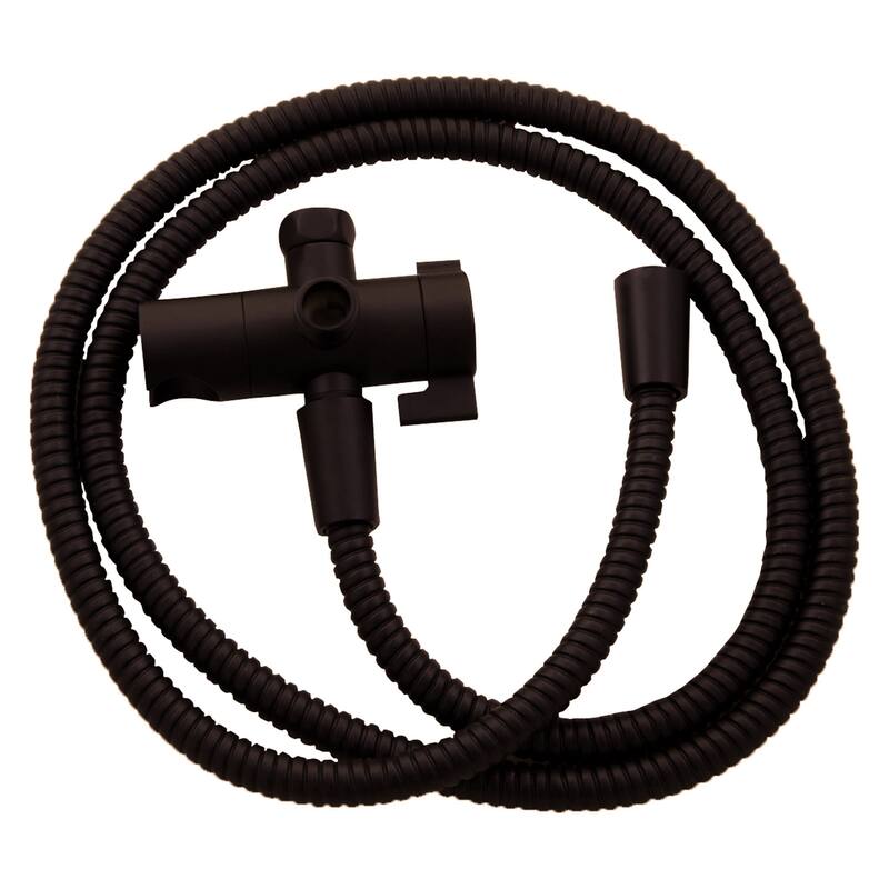 Design House 841536 3 Function Shower Arm Diverter with Hose and - Oil Rubbed Bronze