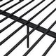 preview thumbnail 9 of 9, Minimalist Design Full XL Over Queen Metal Bunk Bed with Ladder,Streamlined Frame and Full Length Gridded Guardrails