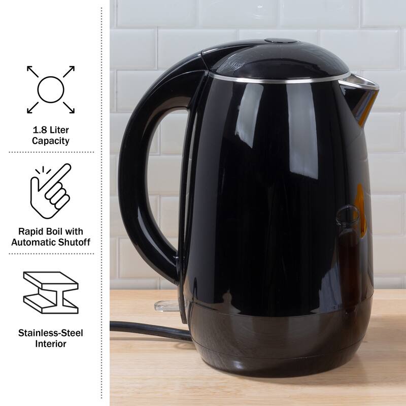 Electric Kettle - Auto-Off Rapid Boil Water Heater by Classic Cuisine