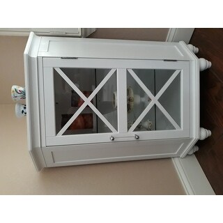 Grayson Corner Floor Cabinet by Elegant Home Fashions