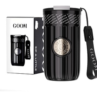 17 oz Leak Proof Tumbler with Lid and Straw, 18/10 Stainless Steel