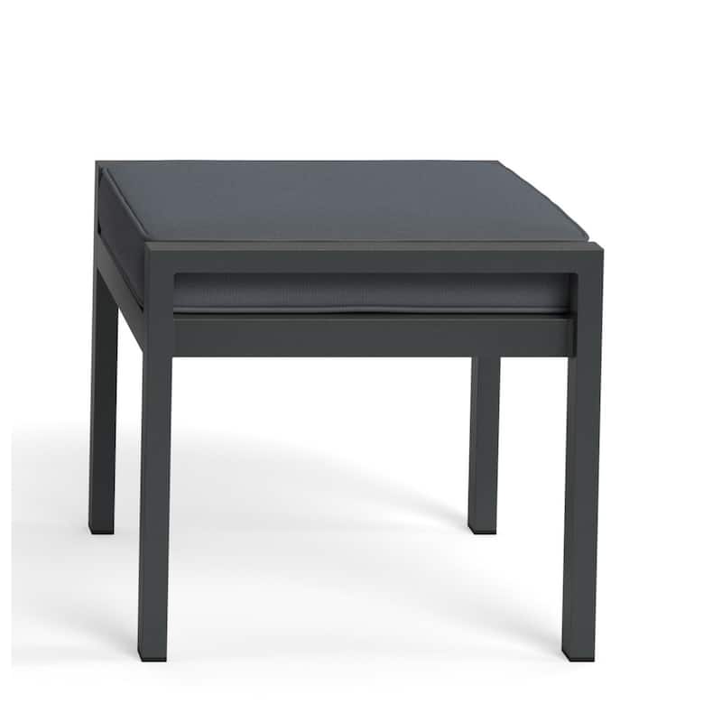 Lakeview Aluminum Outdoor Ottoman with Cushion