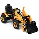 preview thumbnail 9 of 9, Costway Kids Ride On Excavator Truck With Front Loader Digger Yellow