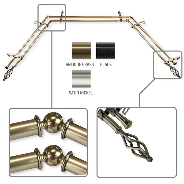 Curtain rods bed top bath and beyond