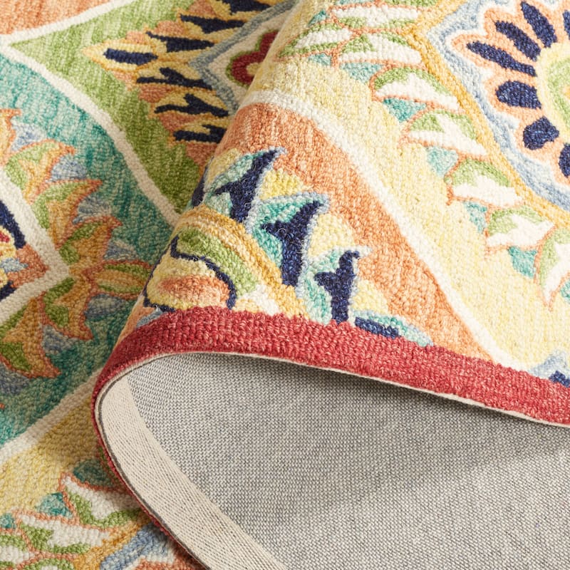 SAFAVIEH Handmade Heritage Trellis Traditional Wool Rug
