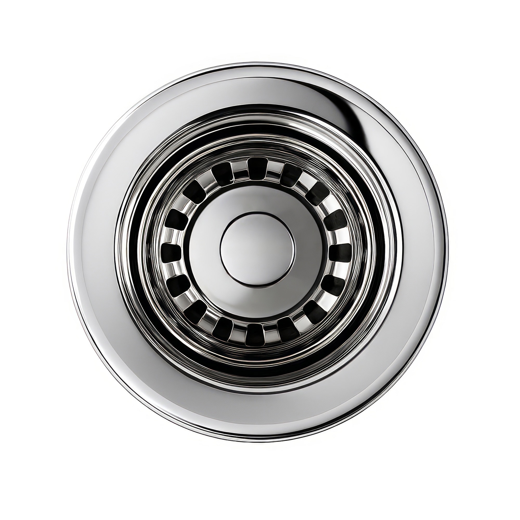 Whitehaus Collection 2" Basket Strainer - Chrome