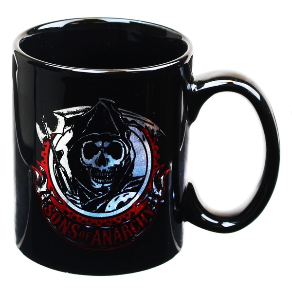 Sons of Anarchy SAMCRO Grim Reaper Logo 16oz Coffee Mug - Multi