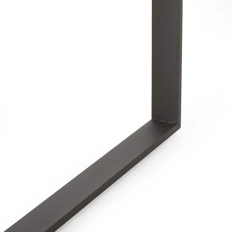Cibola Outdoor Aluminum Dining Table by Christopher Knight Home - 62.75" W x 27.50" D x 30.00" H