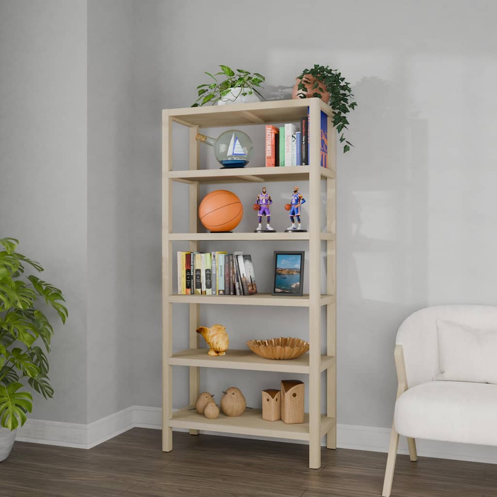 NPD Furniture Trevin 5-Tier Ladder Bookcase