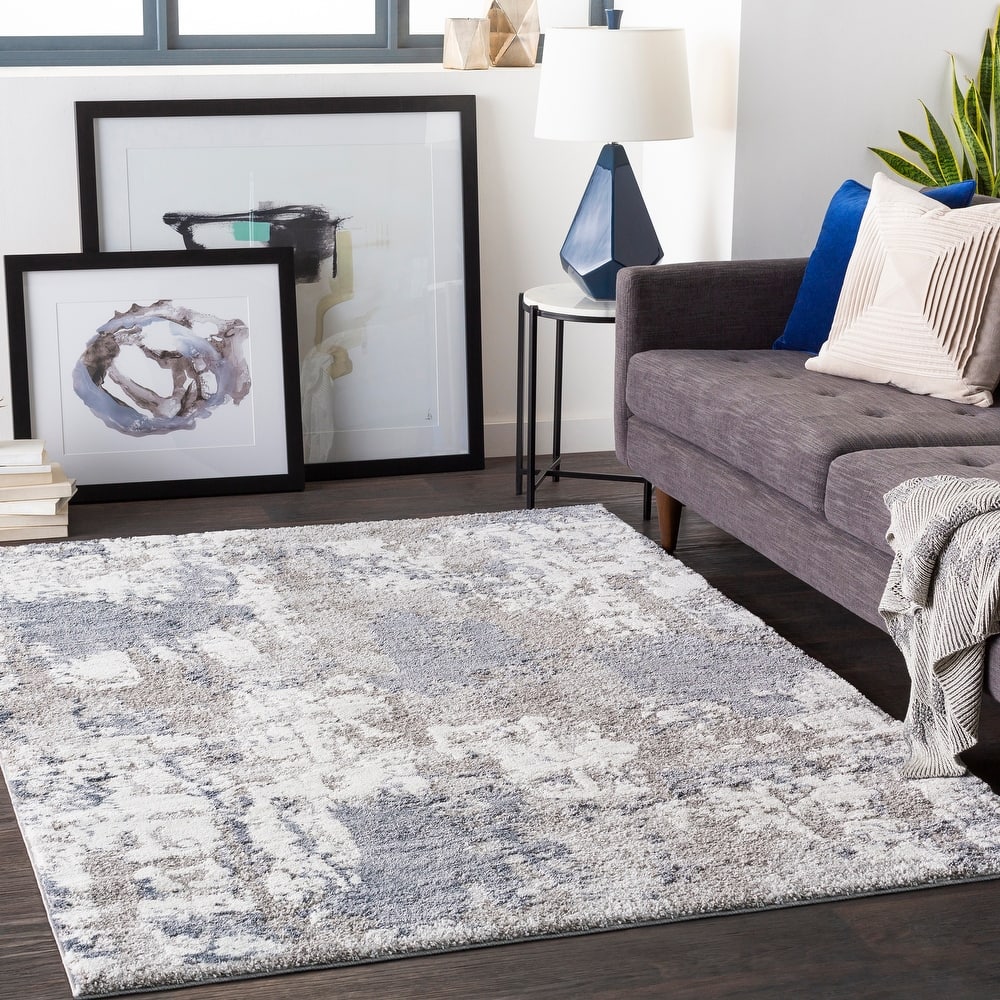 Livabliss Nicolo Abstract Plush Area Rug