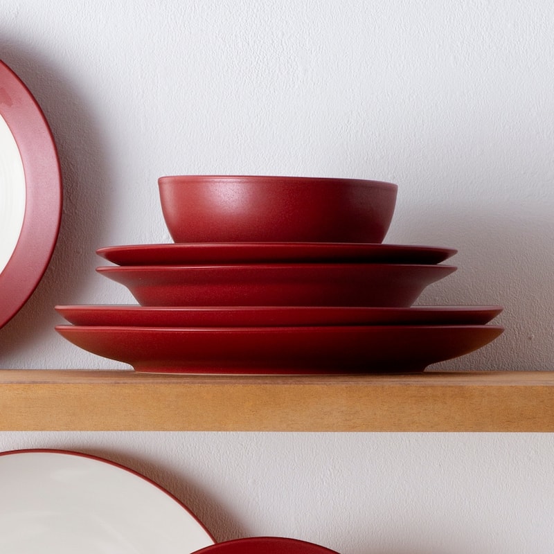 Noritake Colorwave 12-Piece Coupe Dinnerware Set, Service For 4