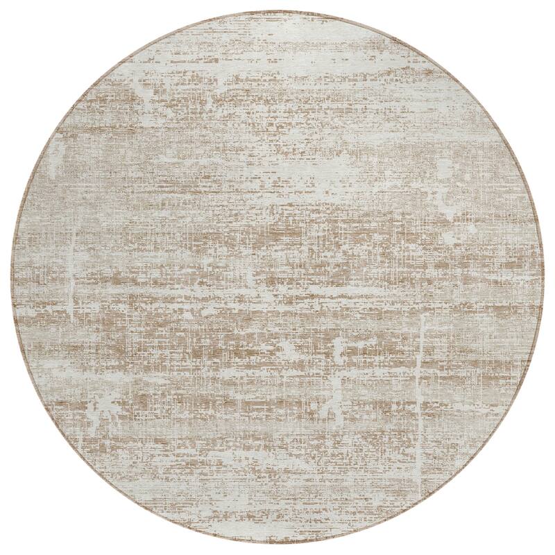 Machine Washable Indoor/ Outdoor Chantille Solid Ombre Rug