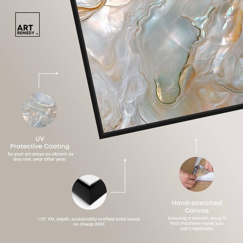 Fluid Preciousness IV Canvas by Art Remedy