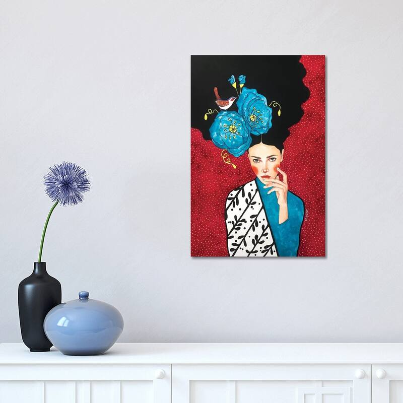 iCanvas "No Words Left" by Hulya Ozdemir Canvas Print - 18x12x1.5