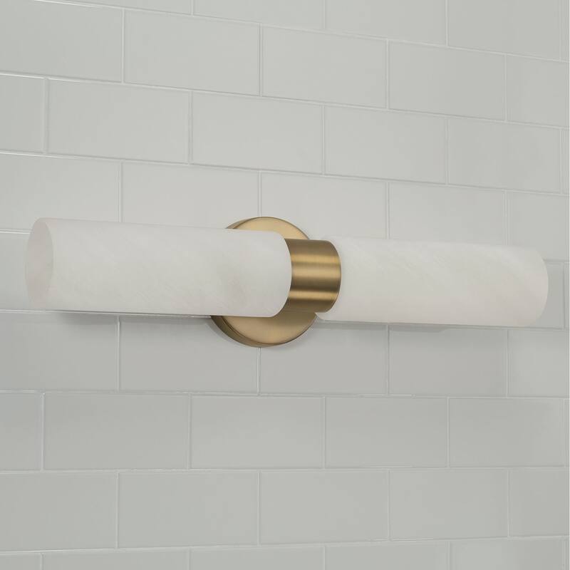 Alyssa 2-Light Sconce - 5"W x 20.5"H x 5"E