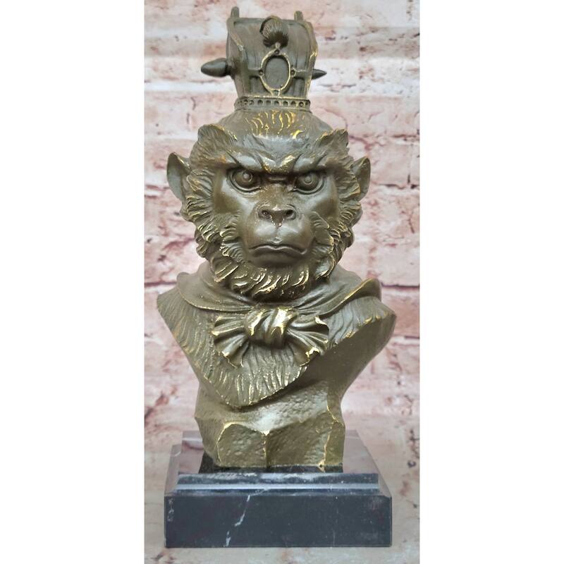 Bronze Sun Wukong Bust – Legendary Monkey King Chinese Deity