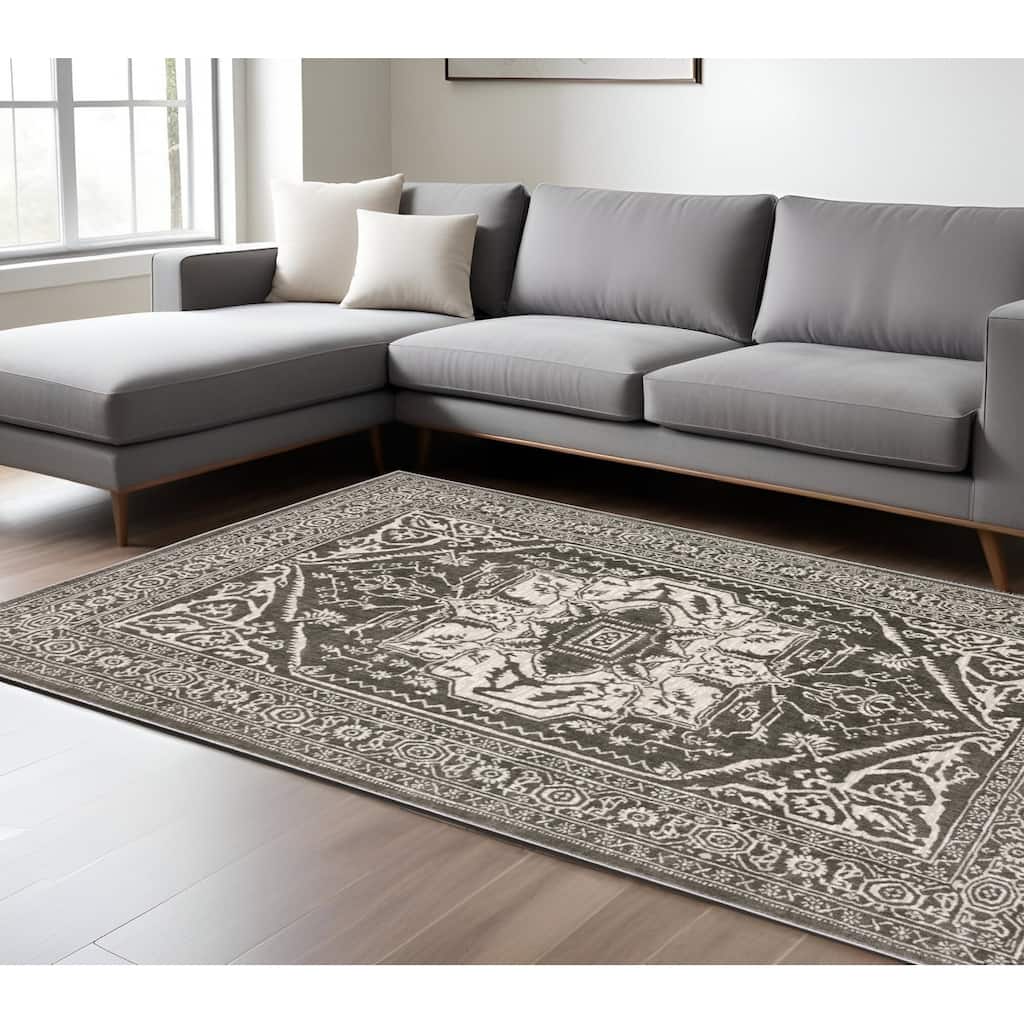 HomeRootsOriental Traditional Rectangle Area Rug