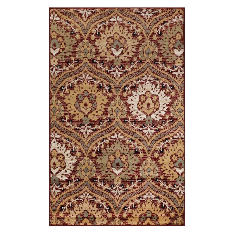 Superior Oriental Traditional Indoor Area Rug