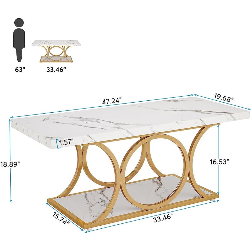 Rectangle Coffee Table, Modern Coffee Tables for Living Room