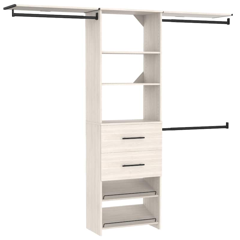 CloseetMaid SuiteSymphony Modern 25-inch Tower 2-Drawer Closet System