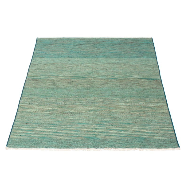 Ankara FW Teal Kilim 5'2" x 7'8" - 5'2 x 7'8