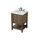 preview thumbnail 13 of 23, Grand 19 - 30 Inch Single Bathroom Vanity 24 Inches - Driftwood