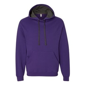 fruit of the loom purple sweatshirt