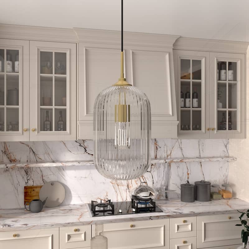 Acroma 1-light 8In Modern Farmhouse Kitchen Island Pendant Lighting