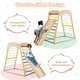 preview thumbnail 18 of 19, Costway 6-in-1 Wood Jungle Gym Montessori Climbing Play Set with - See Details