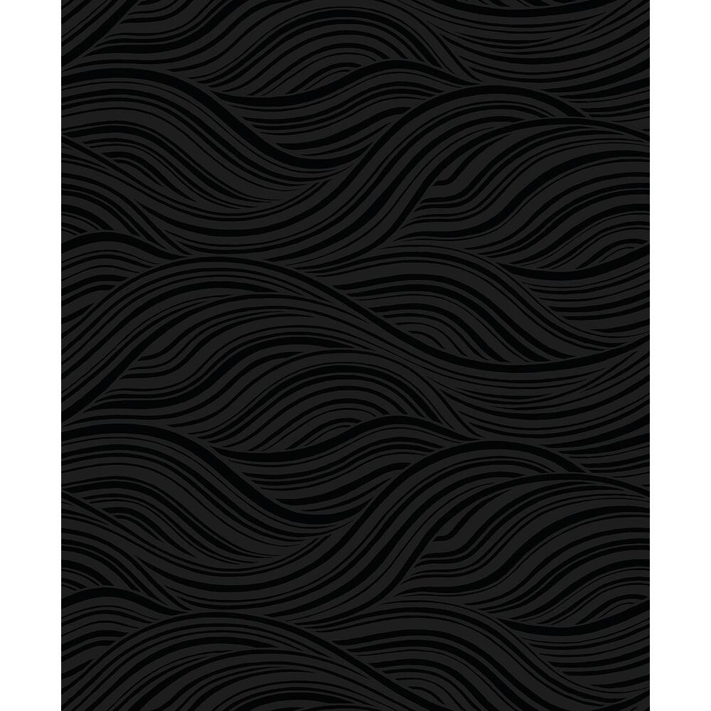 Seabrook Designs Melody Waves Non-Woven Unpasted Wallpaper