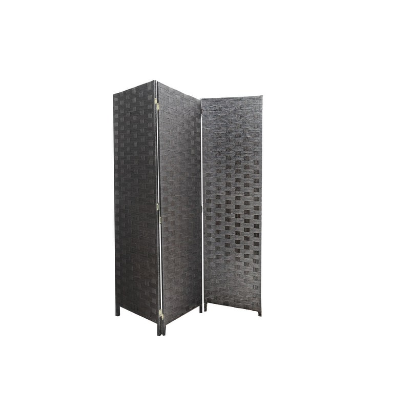 3 Panel Woven Bamboo Screen (chocolate)