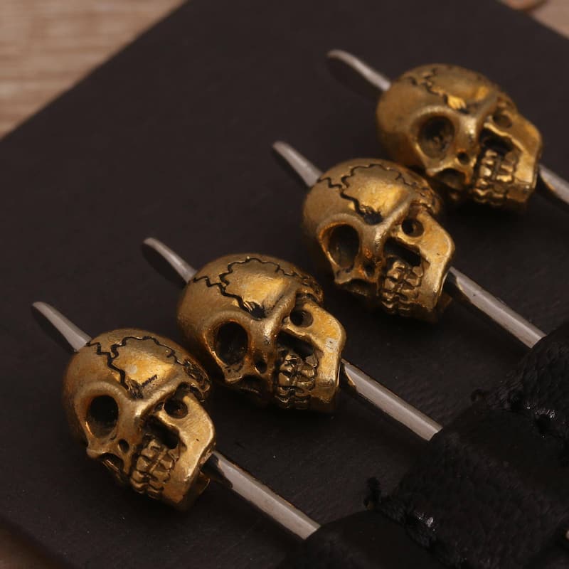 Handmade Smiling Skull cocktail picks (Indonesia)
