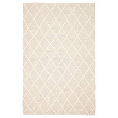 ECARPETGALLERY Braid weave Sienna Grey Wool Rug - 5'1 x 7'11