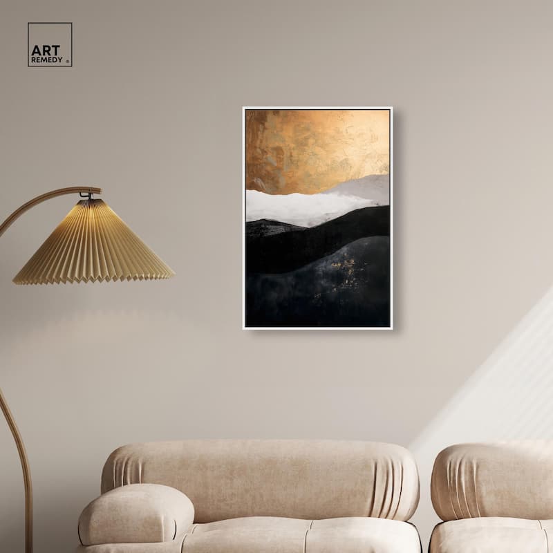 Golden Vista I Canvas by Art Remedy