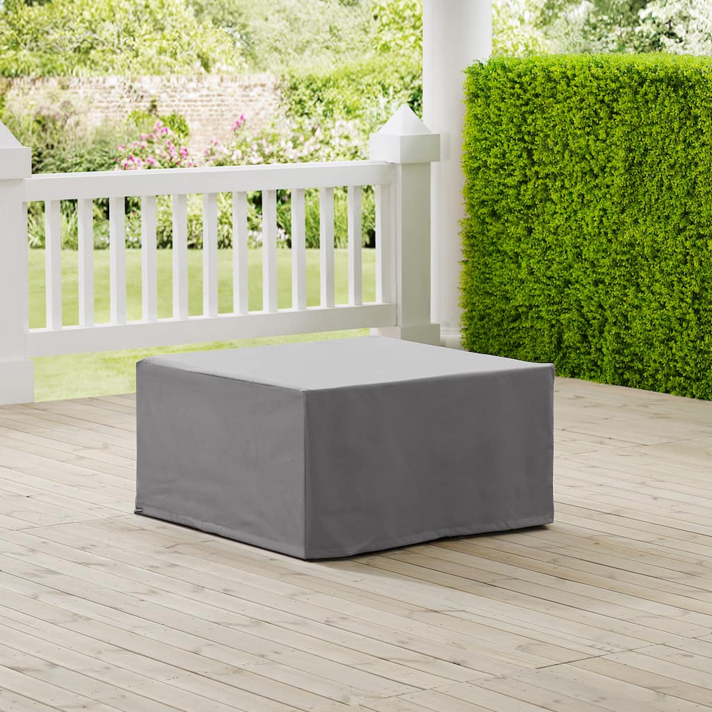 Crosley Outdoor Square Table & Ottoman Furniture Cover - 33 "W x	33 "D x 17.5 "H