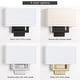 preview thumbnail 53 of 61, Wall Sconce Light With White Fabric Shade