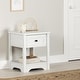 preview thumbnail 17 of 38, South Shore Hazen Nightstand White