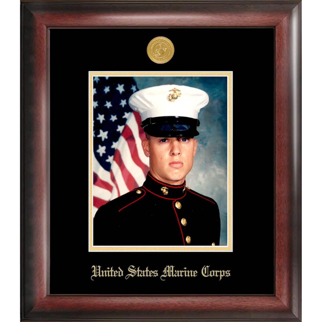 Patriot Frames Marine 8x10 Portrait Frame Gold Seal
