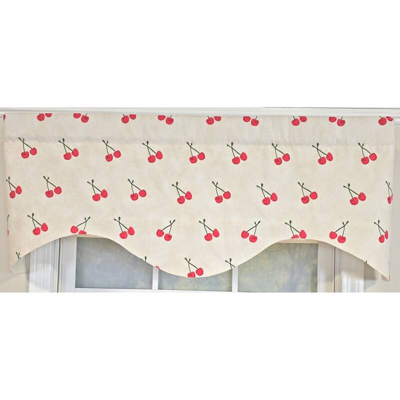RLF Home Cherry Dance Cornice Valance