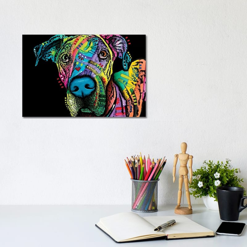 iCanvas "Indelible Dane" by Dean Russo Canvas Print - 8x12x0.75